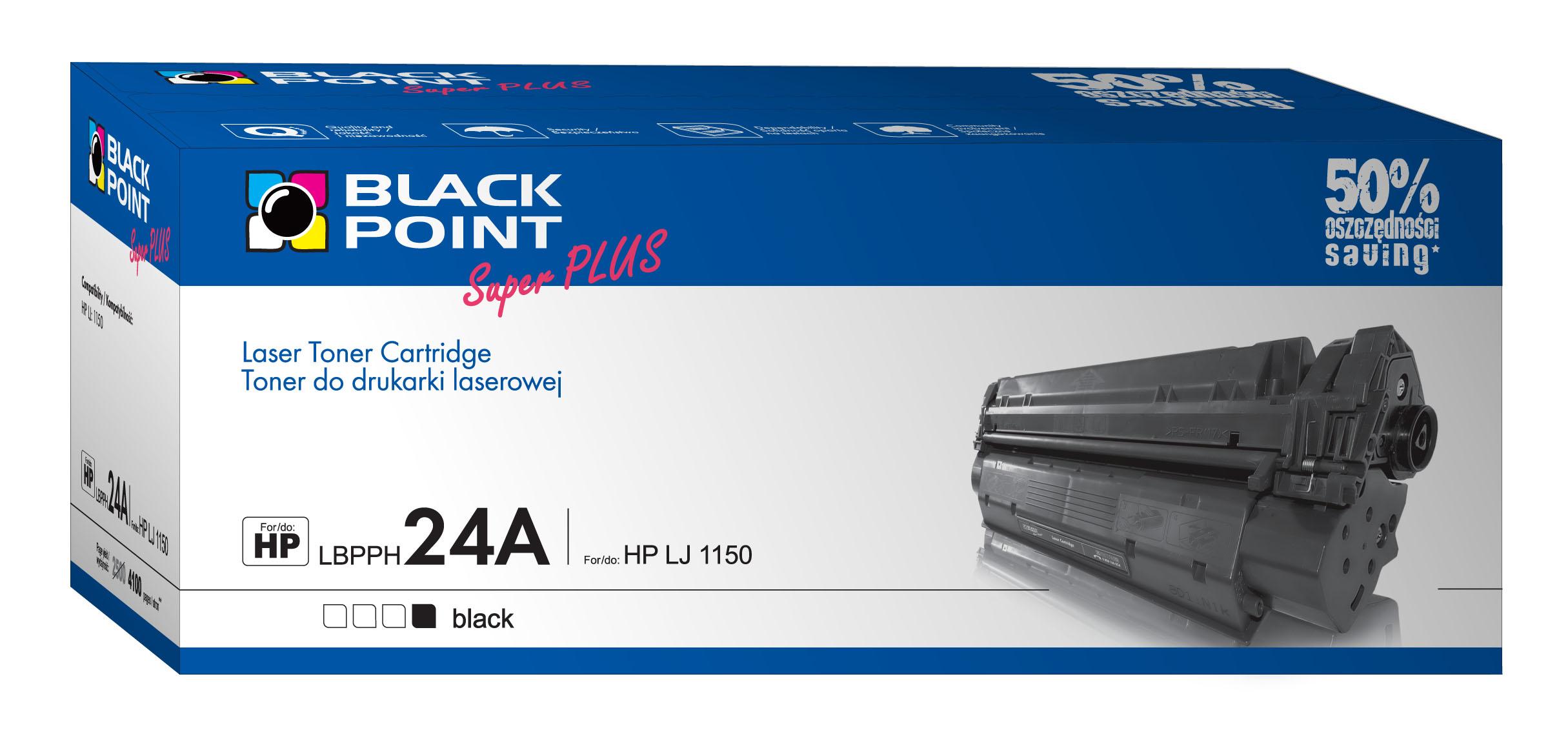 CMYK - Black Point toner LBPPH24A zastpuje HP Q2624A, 4100 stron