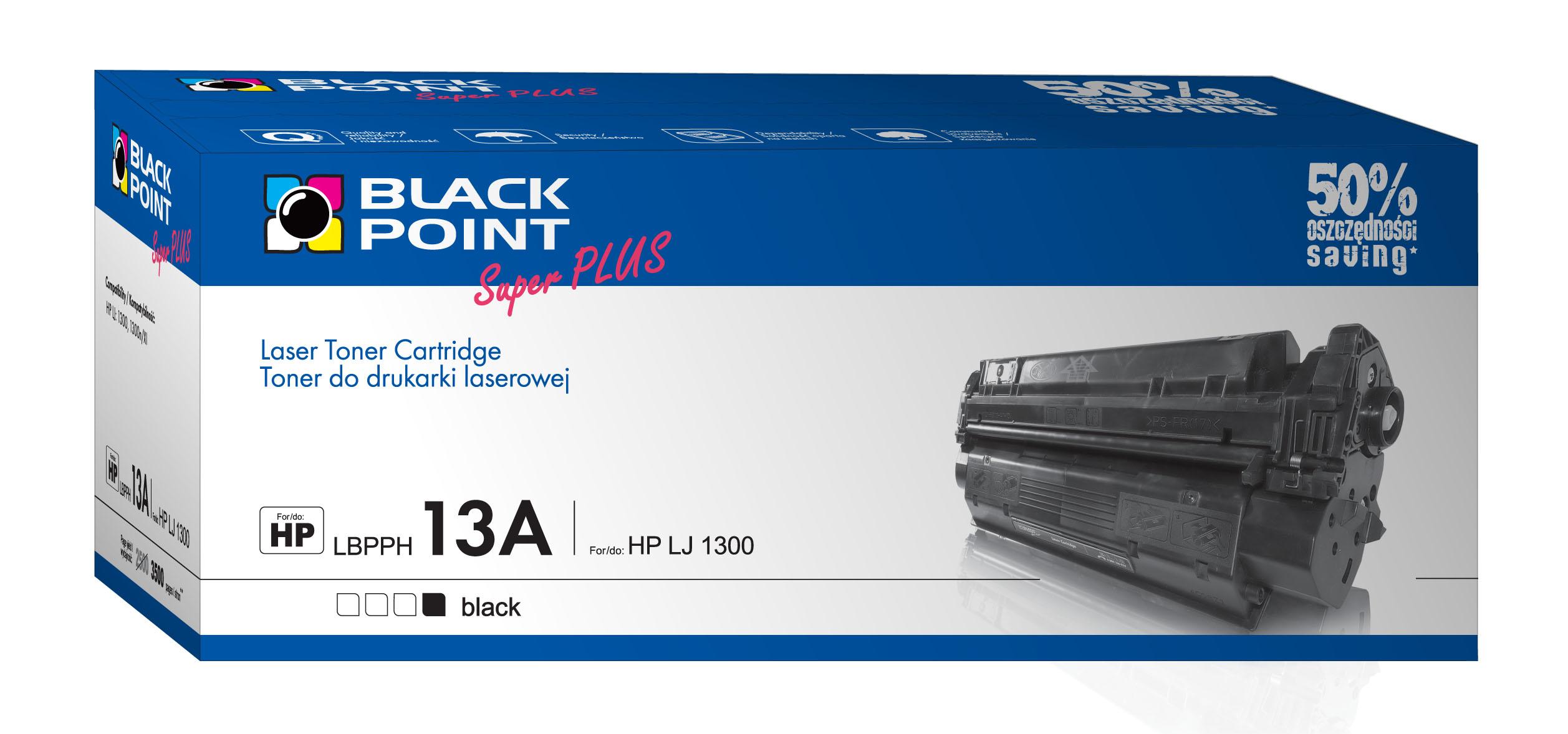 CMYK - Black Point toner LBPPH13A zastpuje HP Q2613A, 3500 stron