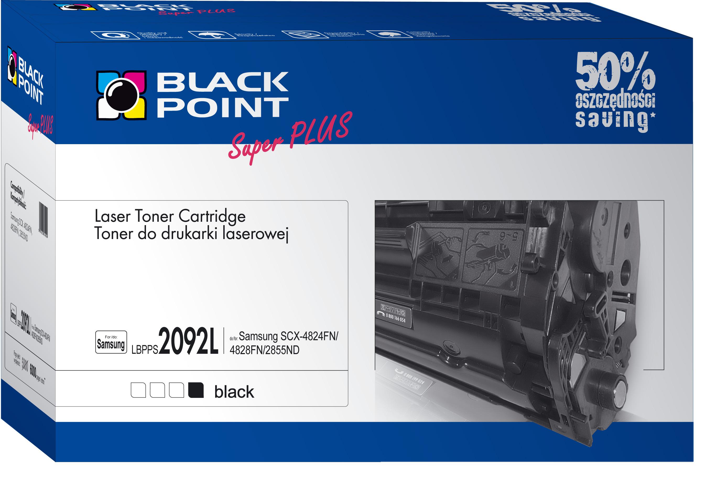 CMYK - Black Point toner LBPPS2092L zastpuje Samsung MLT-D2092L, 6000 stron