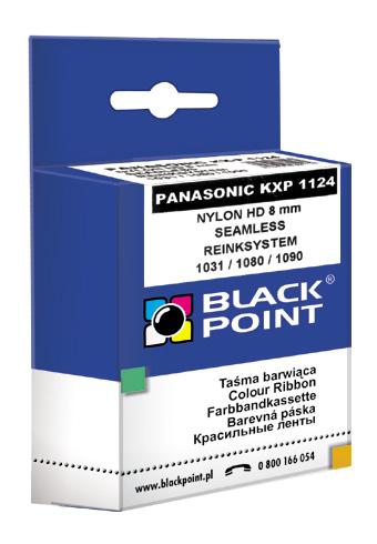 CMYK - Black Point tama barwica KBPP1090 zastpuje Panasonic KX-P 1090 / 1124, czarna, 8 mm / 1,8 m