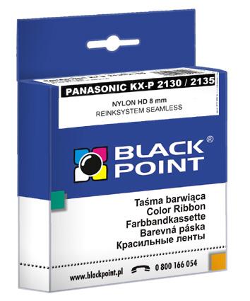 CMYK - Black Point tama barwica KBPP160 zastpuje Panasonic KX-P 160 / 2130, czarna, 8 mm / 1,8 m