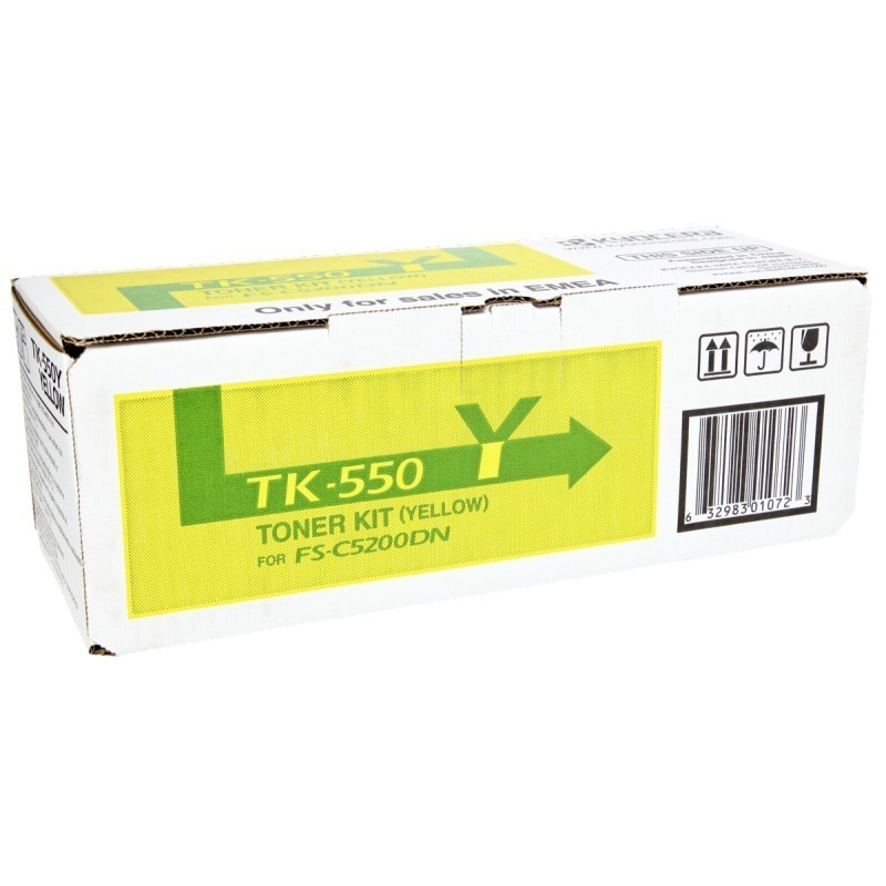 CMYK - Kyocera-Mita TK550Y - TK550Y=1T02HMAEU0