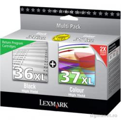 CMYK - Lexmark LE36XL+37XL - 80D2978